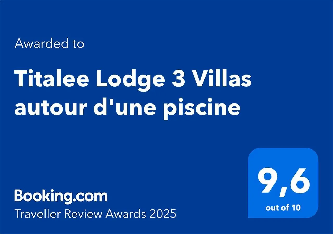 Titalee Lodge 3 Villas Autour D\'Une Piscine location